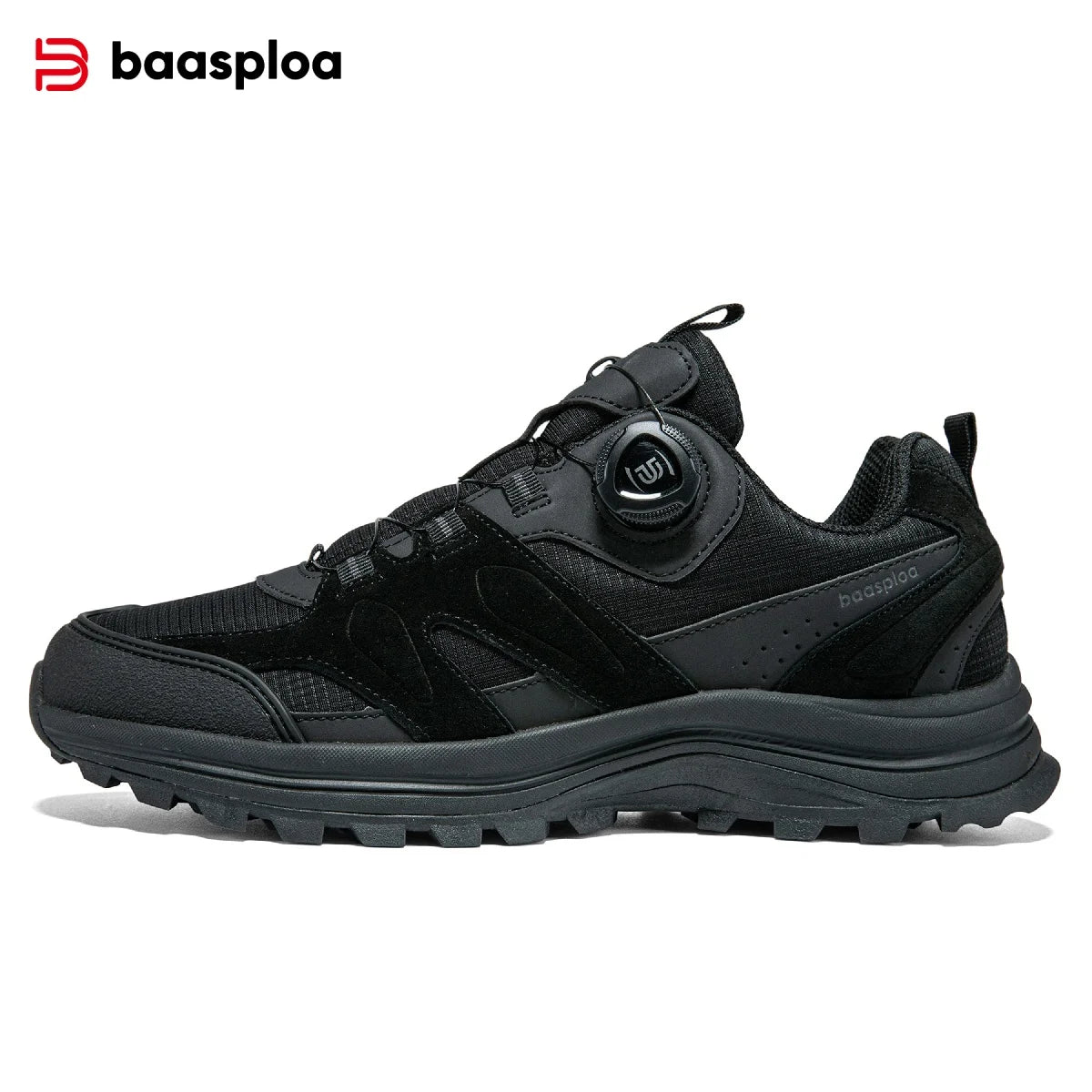 Baasploa Scarpe Da Trekking Uomo Traspiranti In Rete Antiscivolo Elevazione Comfort Outdoor