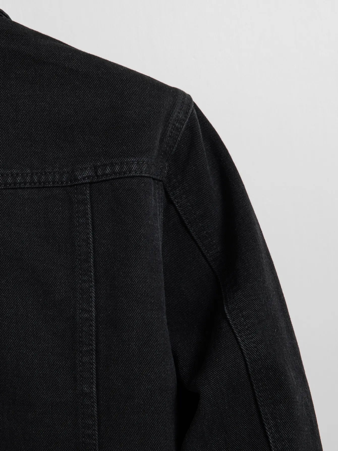 Giacca In Denim Da Uomo Nero Con Colletto Rovesciato Perfetta Per Primavera E Autunno Abbigliamento Casual Quotidiano