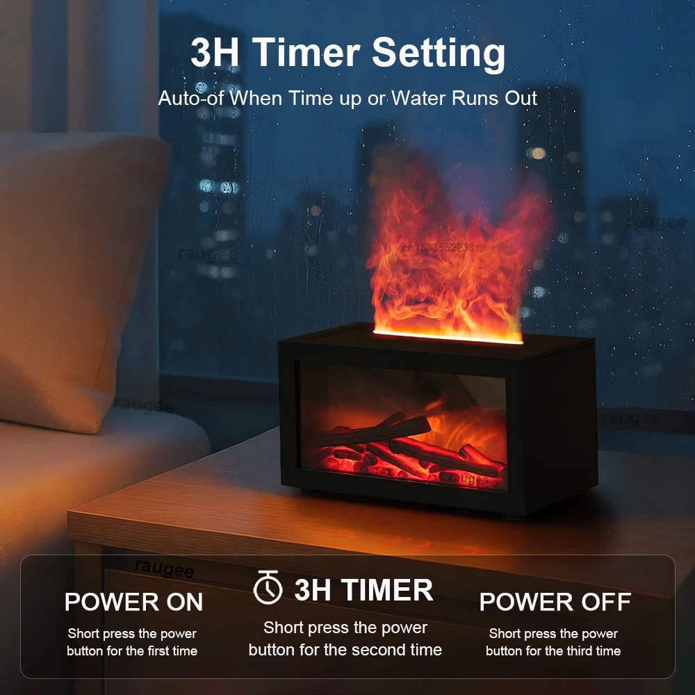 Umidificatore Aroma Diffusore Oli Essenziali Mini Umidificatore Domestico Con LED Notte Per Aromaterapia