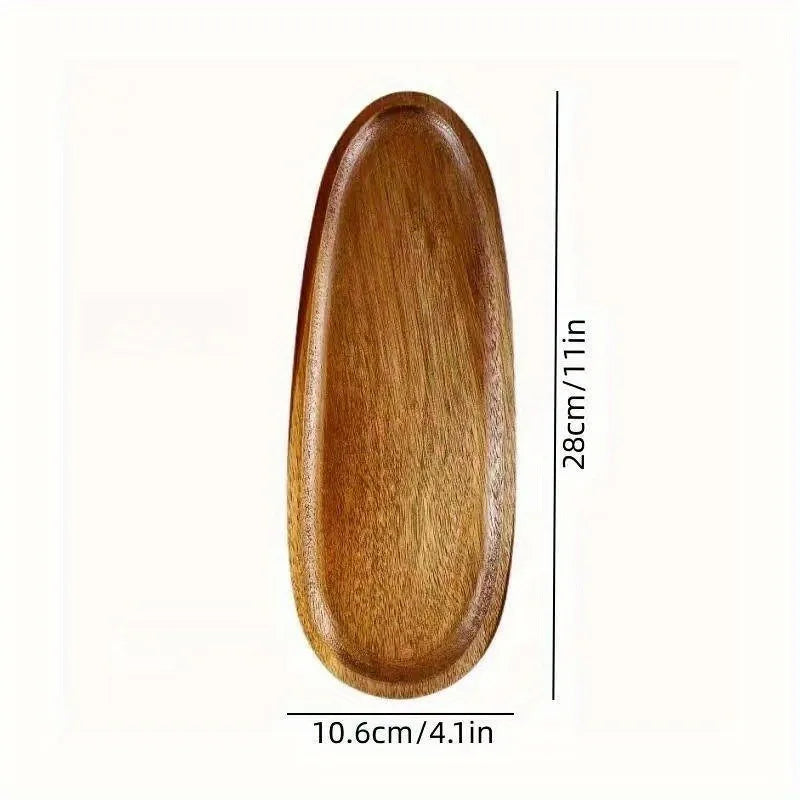 Piatto Di Frutta Giapponese In Legno Massello Rotondo Vassoio Snack Multidimensionale Ad Alto Valore Allingrosso