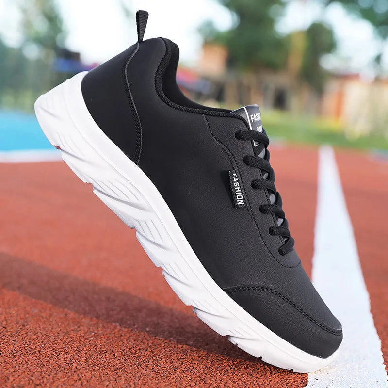 Scarpe Da Uomo In Pelle Traspiranti Da Corsa Scarpe Casual Vulcanizzate Sneakers Per Tempo Libero