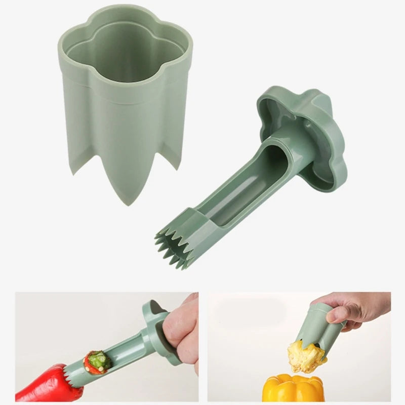 Denocciolatore Per Peperoni Ecologico Utensile Da Cucina Spelatore Semi Per Jalapeno Cetriolo Pomodoro