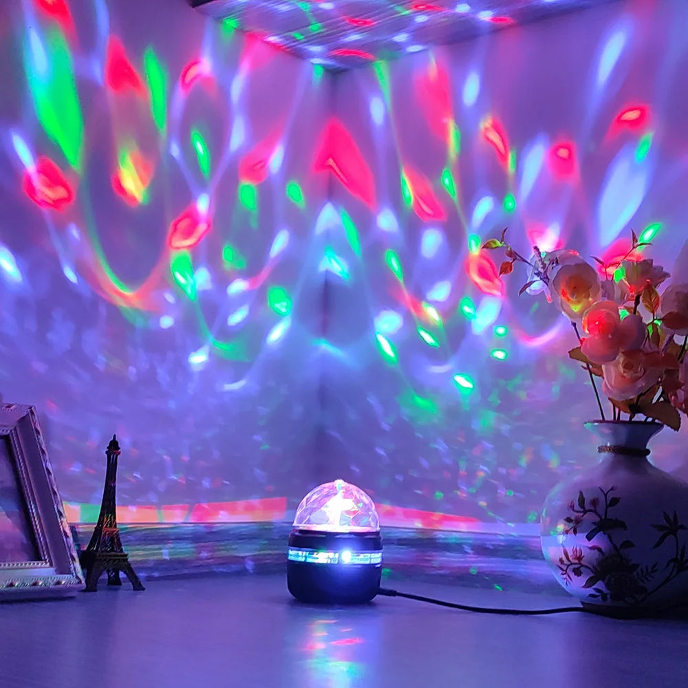 Luci Del Cielo Stellato A LED USB 5V Notturne Per Camera Da Letto Proiettore Atmosfera Decorativa Girevole A 360 Gradi
