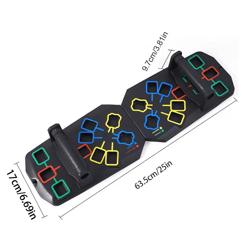 Set Di Tavole Push Up Multifunzionali Portatili Con Manici Per Allenamento Petto Addome Braccia Schiena Fitness