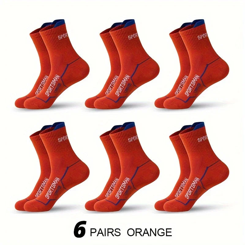 Calzini Corti Da Uomo Per Basket E Corsa Con Rete Traspirante Assorbenti Odori Pack 6 Paia