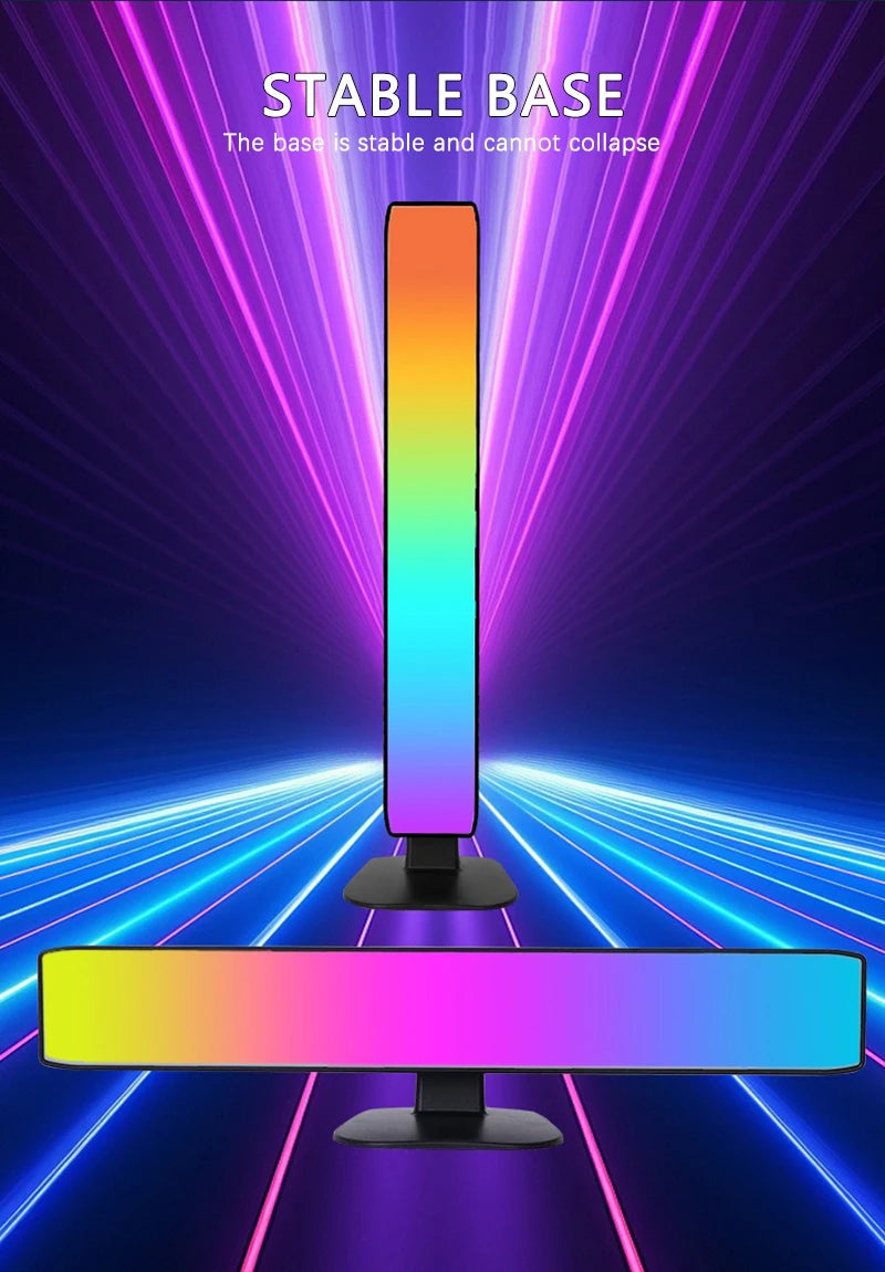 Luce Atmosfera Intelligente Tuya Controllo Remoto App RGB Lampada Da Tavolo Per Computer TV Gioco Musica Ritmo Decorativa