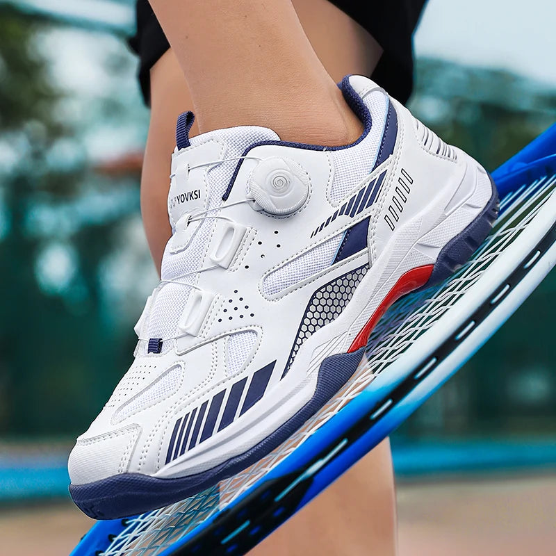 Scarpe da Badminton con Allacciatura Rapida Uomo e Donna Allenamento Ginnastica Antiscivolo Ammortizzanti Pallavolo