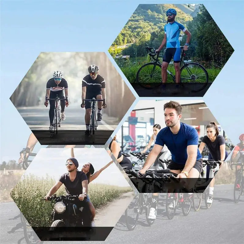 Abbigliamento Ciclismo Uomo Maniche Corte Per Bicicletta Traspirante Con Tasca Integrata Asciugatura Rapida