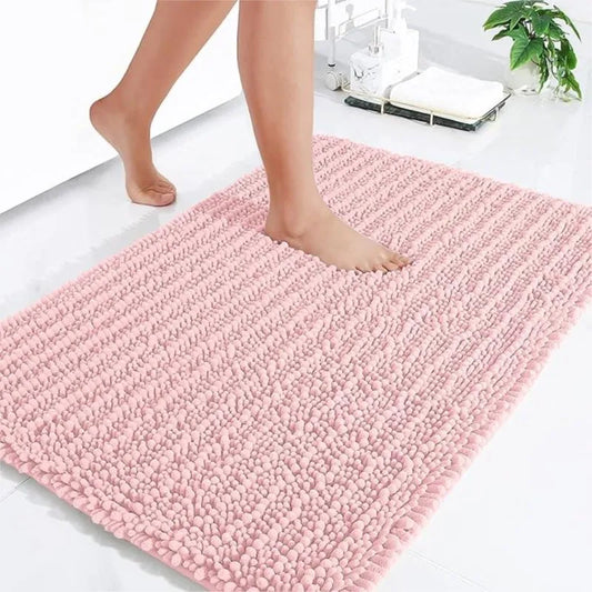 Kitinjoy Tappetino Da Bagno Lusso Assorbente Morbido E Spesso In Peluche Antiscivolo Grande Per Doccia