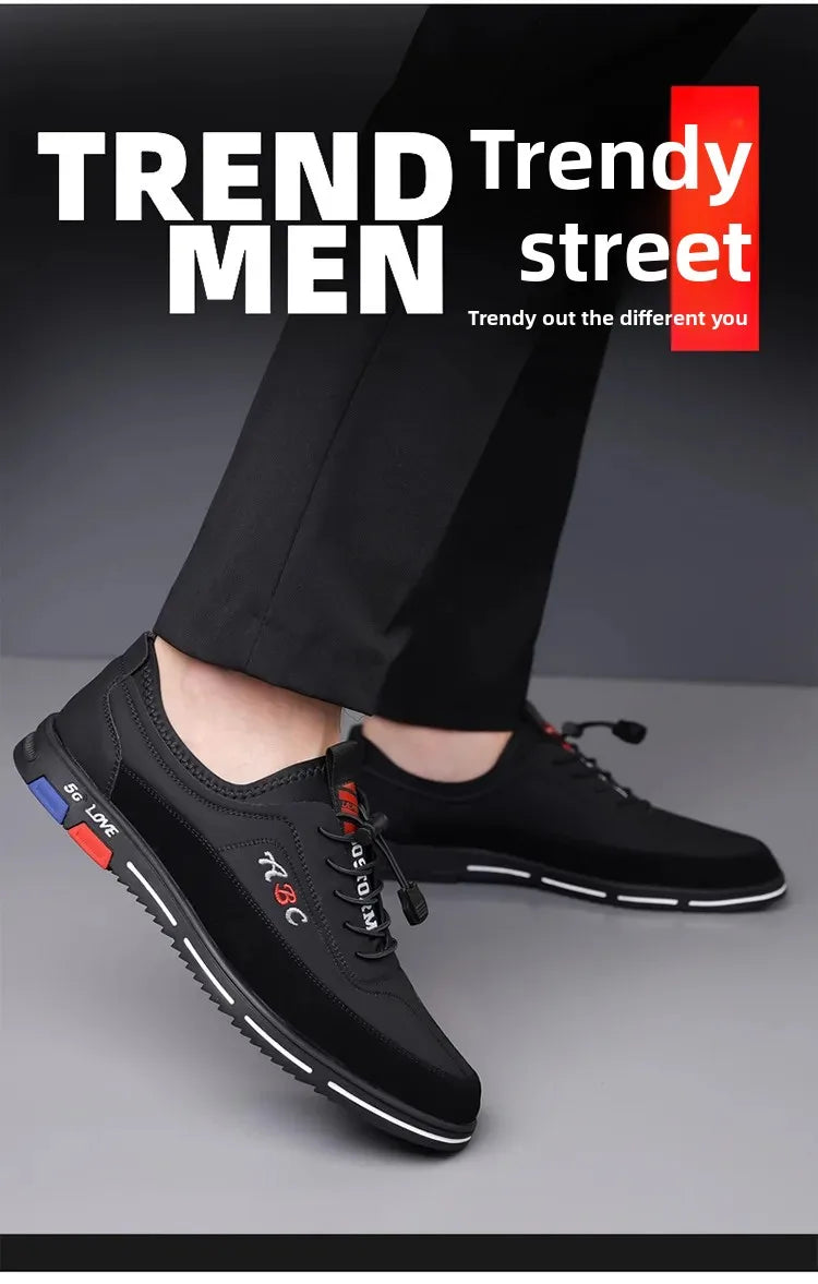 Scarpe Da Uomo Extra Large In Pelle Con Fondo Morbido Primavera Autunno Nuovo Stile 46 47 48 Suola In Gomma Impermeabile
