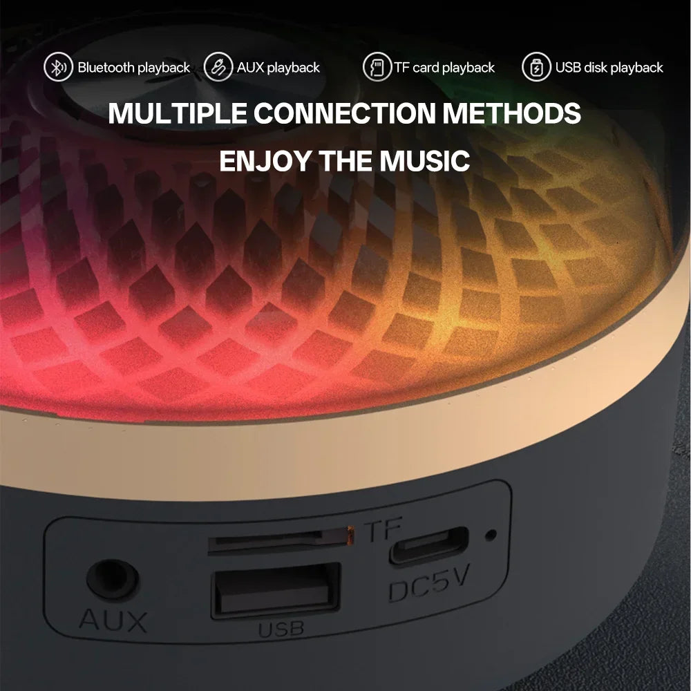 Soundbar Wireless Portatile Bluetooth 5.3 Altoparlante Home Theater Subwoofer Lampada Acustica Hi Fi Per Android IOS