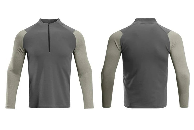 T-shirt sportiva da corsa a compressione da uomo Felpa sportiva attillata a maniche lunghe da allenamento da jogging Abbigliamento esterno Top fitness F4S2