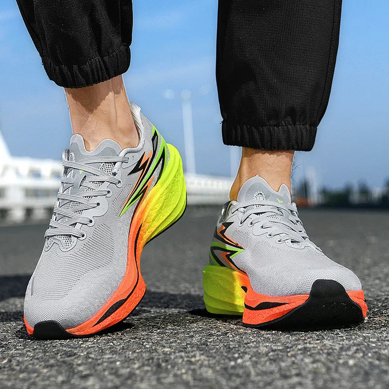Scarpe Da Corsa Uomo Leggere Sportive Per Maratona Confortevoli Antiscivolo Da Passeggio All Aperto