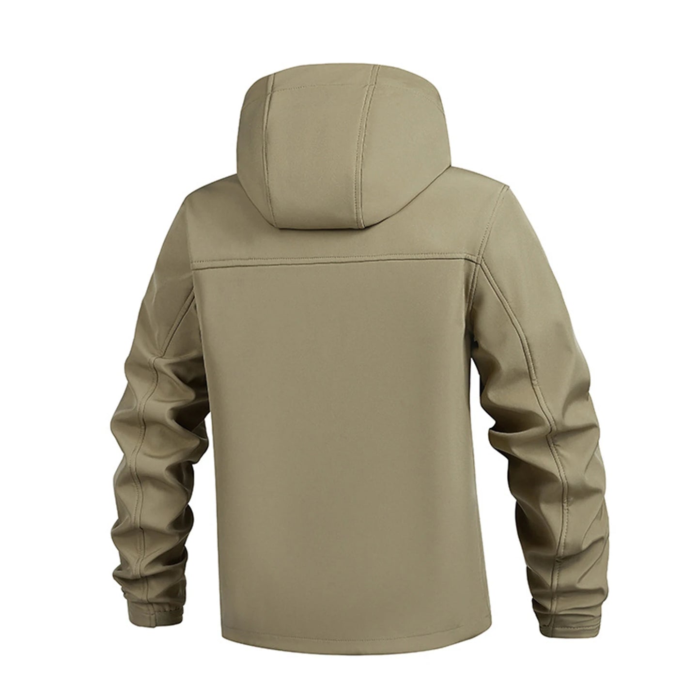 Giacche Con Cappuccio Impermeabili Uomo Autunno Inverno, Ideali Per Escursionismo Caccia Pesca All'aperto Fleece Casual