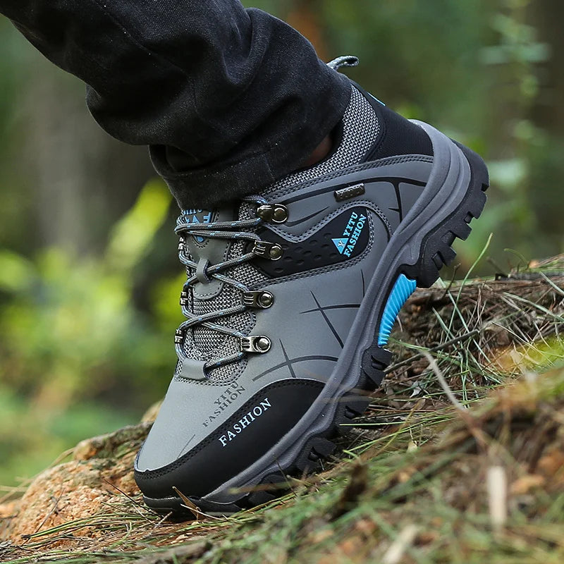 Scarpe Da Uomo Impermeabili In Pelle Per Alpinismo E Trekking Suola Spessa Comode Anno 2025