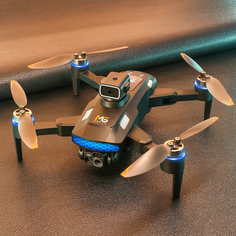 Drone M6 Mini Con Telecamera 4K Schermo Integrato 2 4G WiFi FPV Flusso Ottico Pieghevole Senza Spazzole