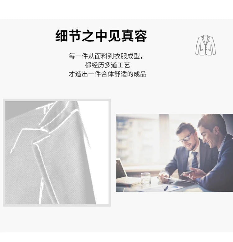 Blazer Da Uomo Tinta Unita In Stile Britannico Per Lavoro Professionale E Cerimonie Eleganti