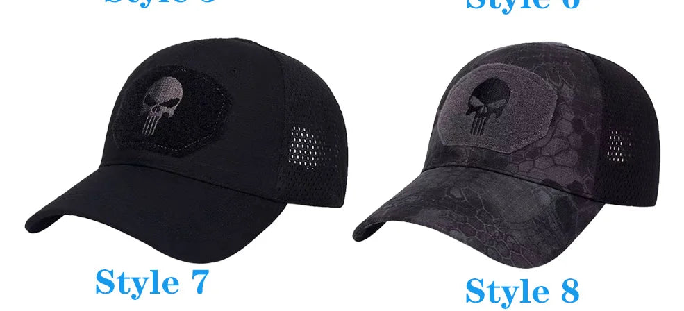 Cappello Da Baseball Universale Per Uomo E Donna Traspirante Protezione Solare Berretto Sportivo All Aperto Con Teschio
