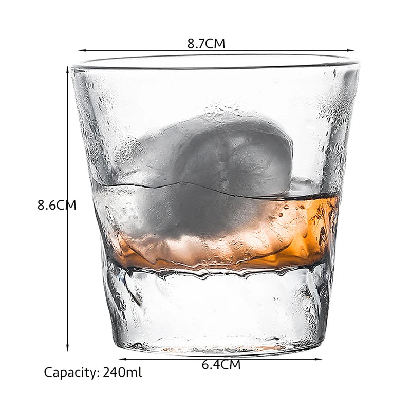 Bicchieri Da Whisky Ecologici E Durevoli Cocktailgeek Forma Rotonda In Vetro Trasparente Per Appassionati Di Whisky