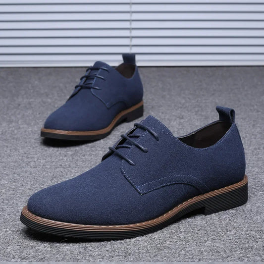 Scarpe Eleganti Da Uomo In Pelle Scamosciata Oxford Mocassini Derby Lusso Casual Classiche