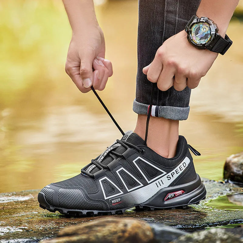 Scarpe Da Uomo Da Ciclismo Fuoristrada Antiscivolo Traspiranti Per Escursionismo Esterno
