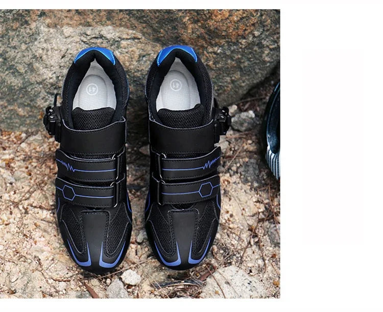 Scarpe Da Ciclismo MTB Da Uomo Traspiranti Antiscivolo Con Tacchetti Sportivi Professionali