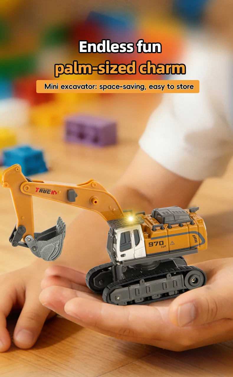Modellino RC 1 64 ZWN Escavatore Telecomandato Camion Ribaltabile Carrello Elevatore In Lega E Plastica Per Bambini