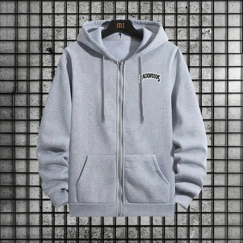 Tuta Sportiva Uomo Primavera 2026 Completo Casual Semplice e Alla Moda con Felpa Cappuccio Zip Singola Pantaloni Jogger