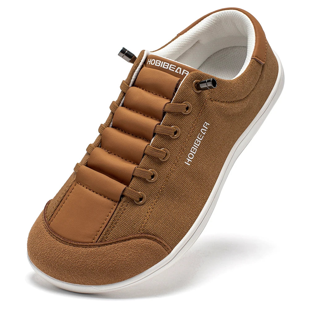 HOBIBEAR Scarpe A Punta Larga Per Piedi Nudi In Tela Minimaliste Slip On Leggere Regolabili Passeggio Sneakers