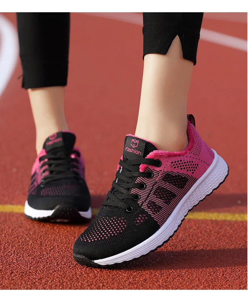 Scarpe sportive da donna Sneakers con plateau alla moda Scarpe basse da donna primavera estate Scarpe da corsa per donna Scarpe casual Mesh Jogging Tennis