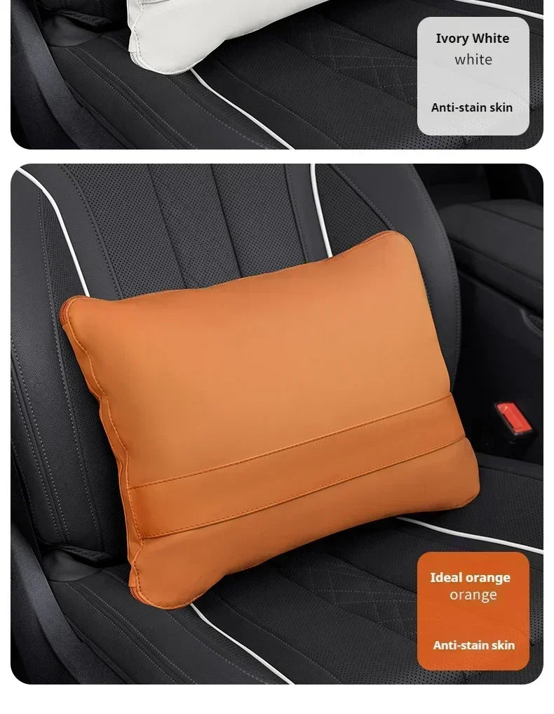 Cuscino Lombare Pieghevole Multifunzionale Per Auto Con Cuscino Trapuntato E Coperta Interna