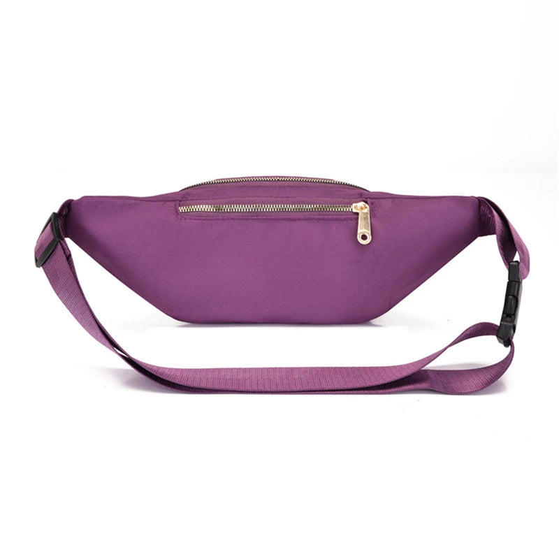 Marsupio da Donna Impermeabile in Tessuto Oxford Borsa a Cintura e Tracolla Borsa a Banana Moda Femminile
