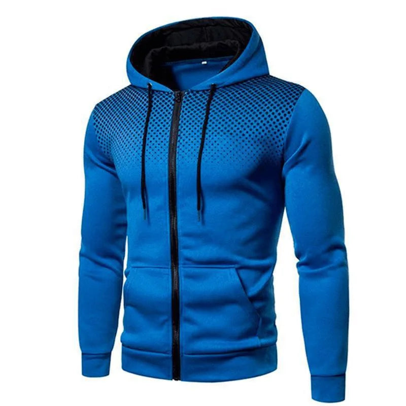 Felpa Con Cappuccio E Cerniera Da Jogging Uomo Autunno Inverno 2025 Abbigliamento Sportivo