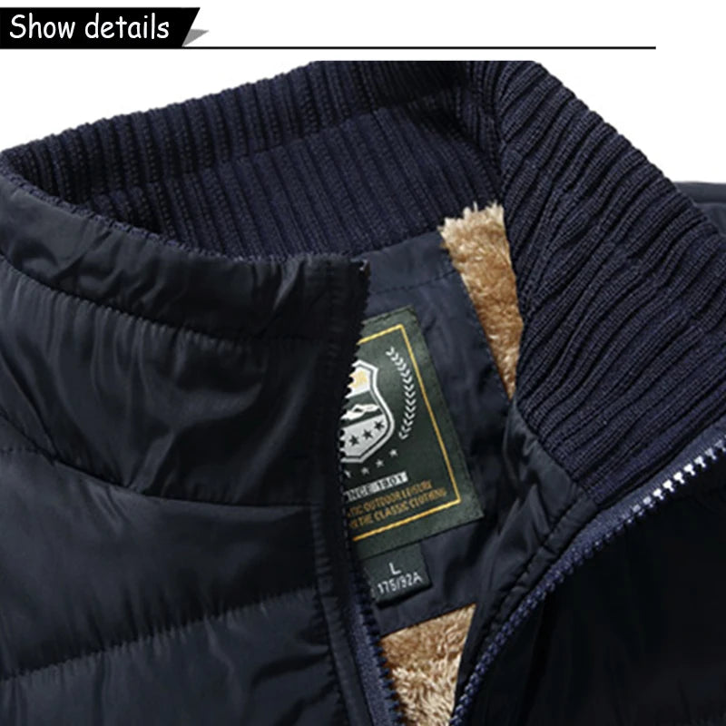 Uomo 2024 Inverno Senza Maniche Gilet Con Colletto Alla Coreana Antivento Caldo Autunno Tinta Unita Casual Outdoor