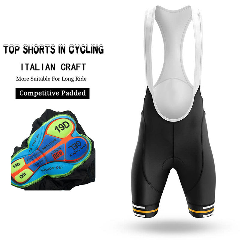 Pantaloncini con Bretelle da Ciclismo Estivi da Uomo Traspiranti con Gel Pad 19D per Mountain Bike