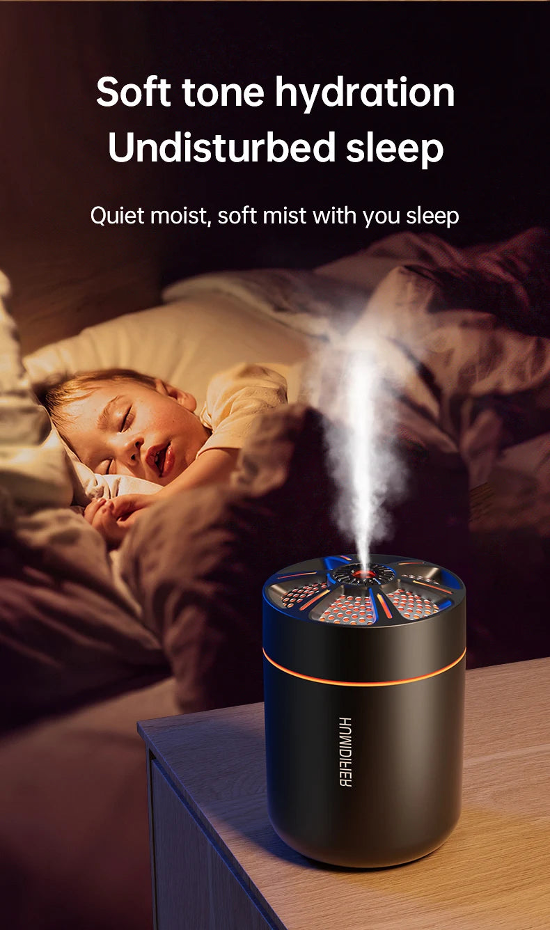 Mini Umidificatore 180 Ml Diffusore Per Aromaterapia Olio Essenziale Spray Silenzioso Auto Per Camera Da Letto Domestica