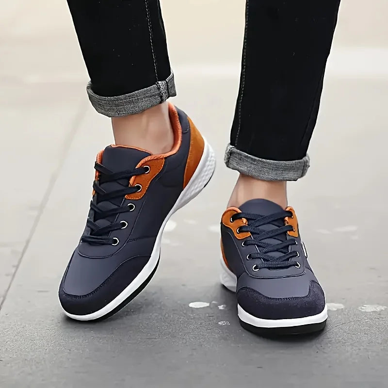 Scarpe Da Uomo Primavera Autunno Impermeabili In Pelle Per Passeggio E Tempo Libero Scarpe Da Ginnastica Antiscivolo
