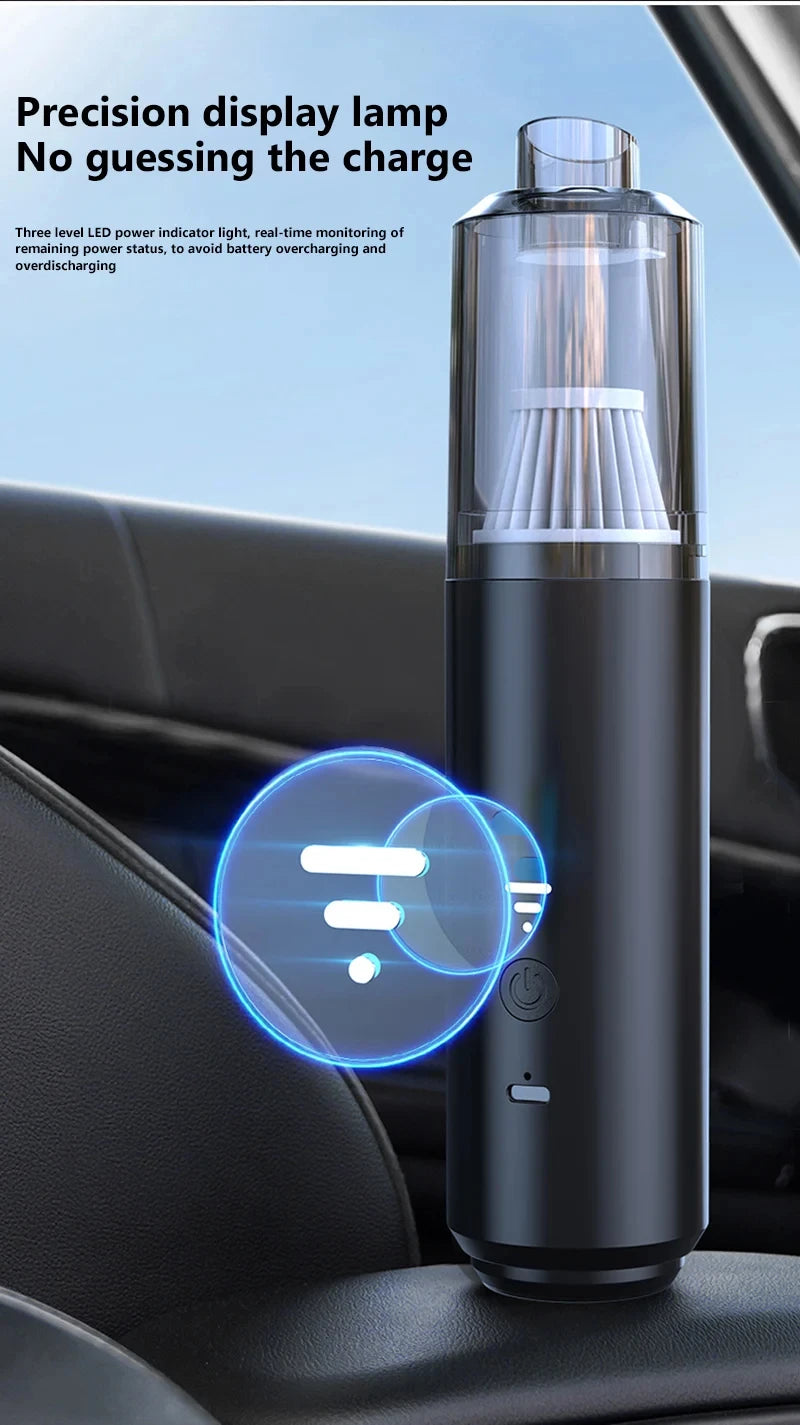 Aspirapolvere Portatile Senza Fili 2 In 1 Potente E Intelligente Per Auto E Casa Pulizia Domestica Versatile