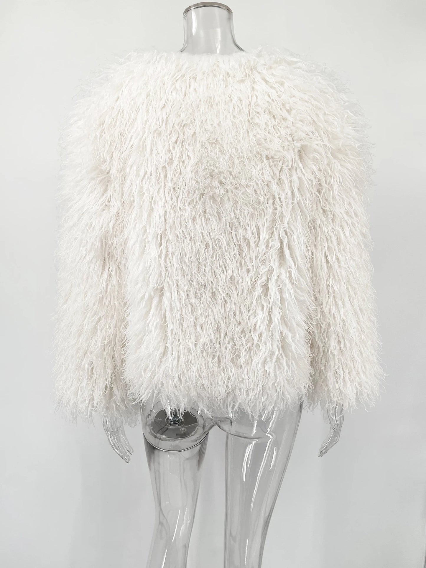 TARUXY Cappotto Di Pelliccia Sintetica Donna Inverno 2025 Caldo Design Lusso Street Style Giacca Breve