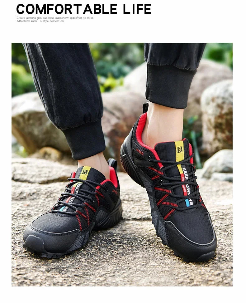 Scarpe Da Trekking Per Uomo Con Lacci Scarpe Da Montagna Per Escursionismo E Ciclismo Leggere E Resistenti