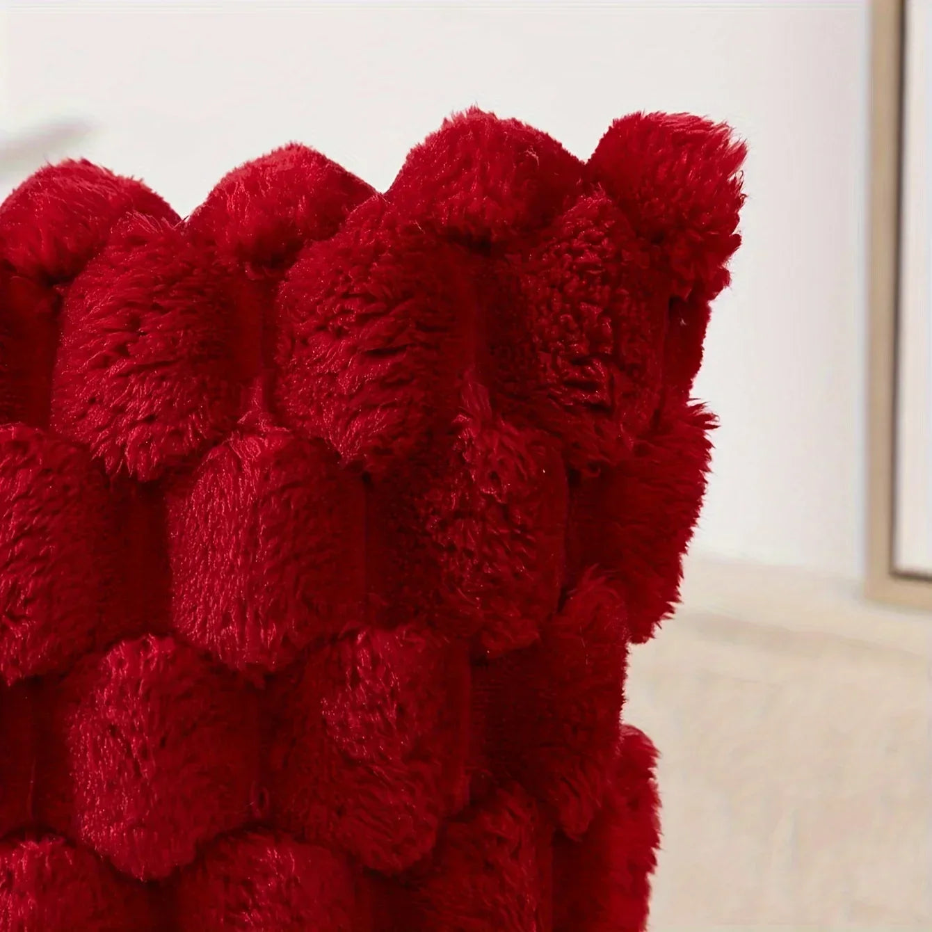 Rosso Natale Federa Bianca per Divano 45x45 cm Fodere per Cuscini con Schienale in Taffetta Tartaruga Decorazioni Casa