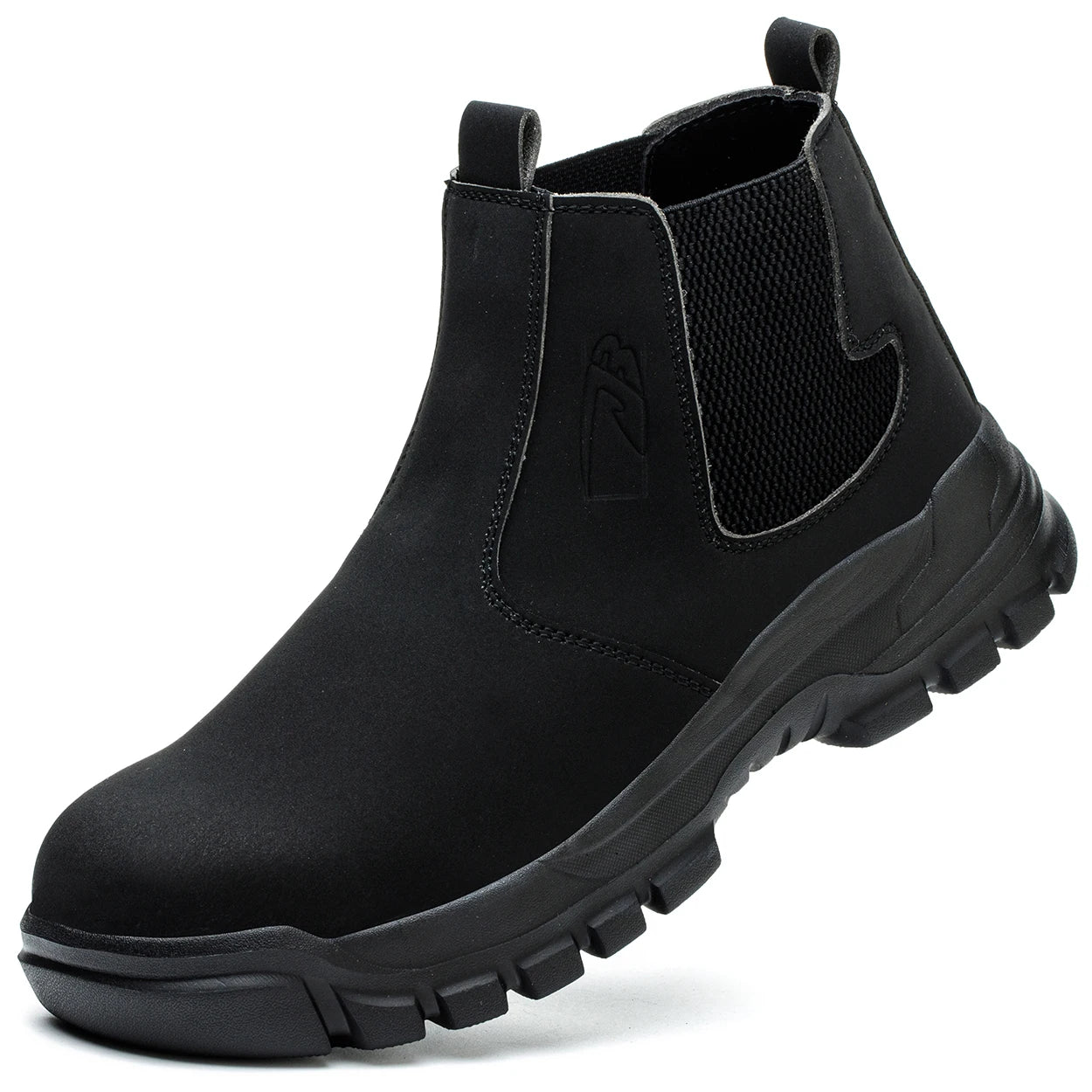 Scarpe Da Lavoro Antinfortunistiche Resistenti All Acqua Uomo Stivali In Pelle Con Testa In Acciaio Marrone