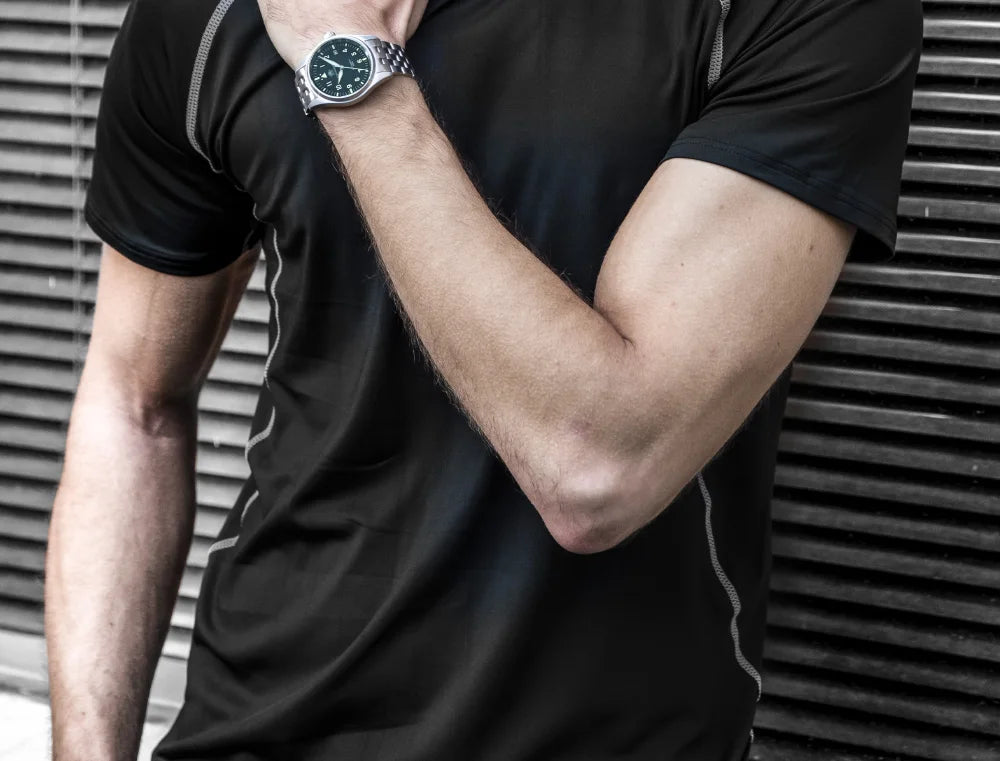 Orologio Meccanico Con Zaffiro 39mm Movimento 8215 Giappone Automatico Da Uomo Impermeabile 200m Luminoso Pilota Retrò