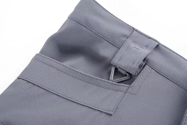 Pantaloni Uomo Softshell Cargo Elastico Per Escursionismo Trekking Arrampicata Campeggio Aperto Rapida Asciugatura 5XL