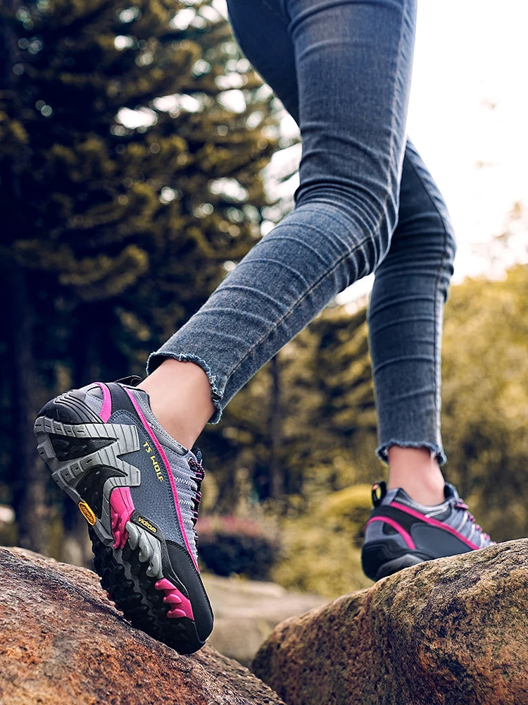 Scarpe Da Trekking Impermeabili Per Uomo In Vera Pelle Stivali Da Montagna Tattici Da Caccia Nei Boschi