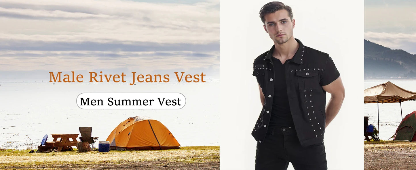 Giacche Di Jeans Da Uomo Primavera Autunno Casual Outdoor Cotone Punk Biker Hip Hop High Streetwear