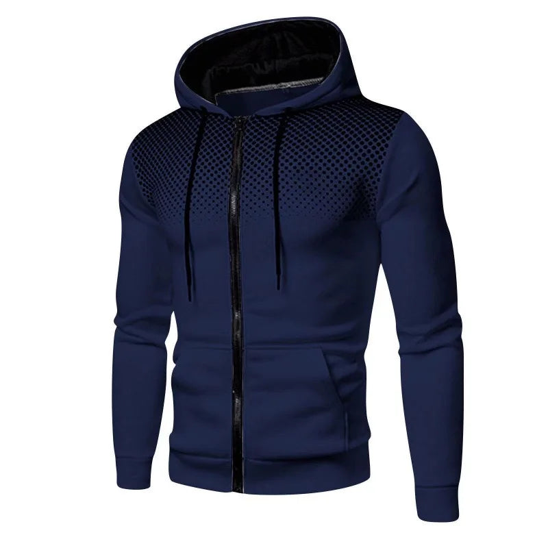 Felpa Con Cappuccio E Cerniera Da Jogging Uomo Autunno Inverno 2025 Abbigliamento Sportivo