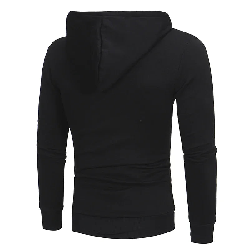 Felpa con Cappuccio Uomo e Pantaloni 2 Pezzi Tuta Sportiva Jogging Set Primavera Autunno Abbigliamento Casual