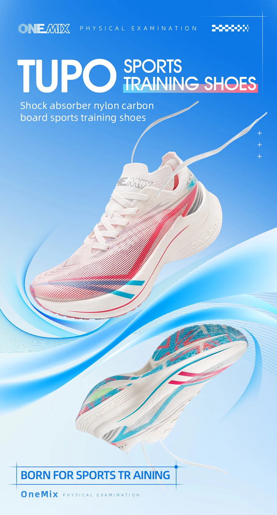 ONEMIX Marathon Scarpe Da Corsa Con Piastra In Carbonio Uomo Antiurto Rimbalzo Ultraleggero E Supporto Stabile