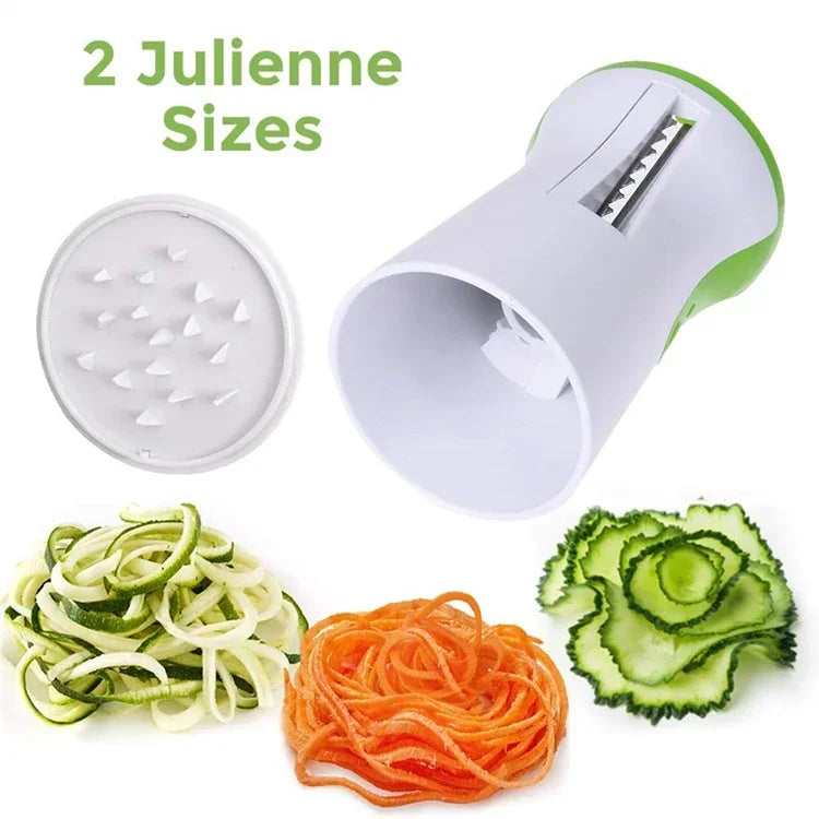 Affettaverdure a Spirale Professionale, Taglia Verdure Multifunzione per Pasta di Zucchine, Spaghetti e Noodle